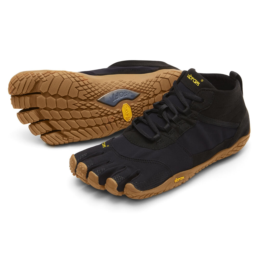 Vibram Fivefingers V-Trek Womens Hiking Shoes Black Australia (VMU462391)